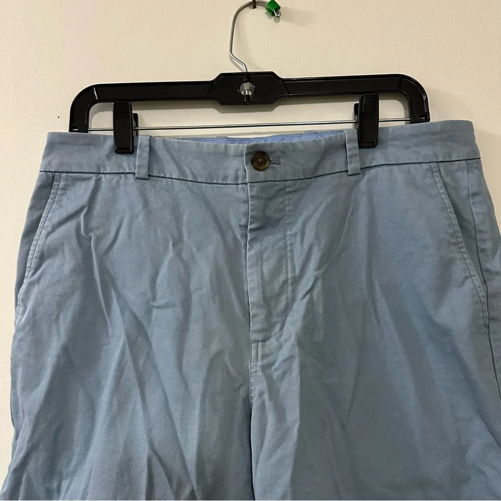 Brooks Brothers Shorts Mens 34 Waist Pale Blue Chino Bermuda Golf‎